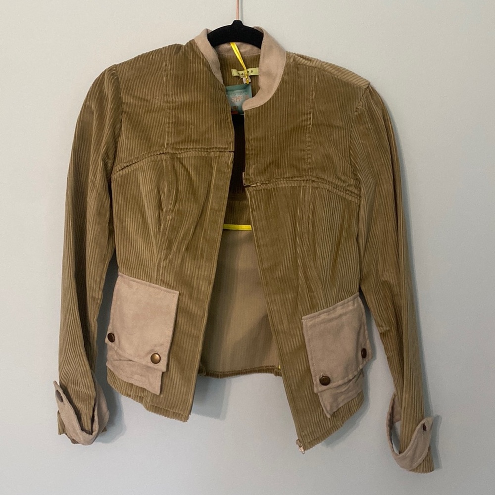 genes beige corduroy jacket